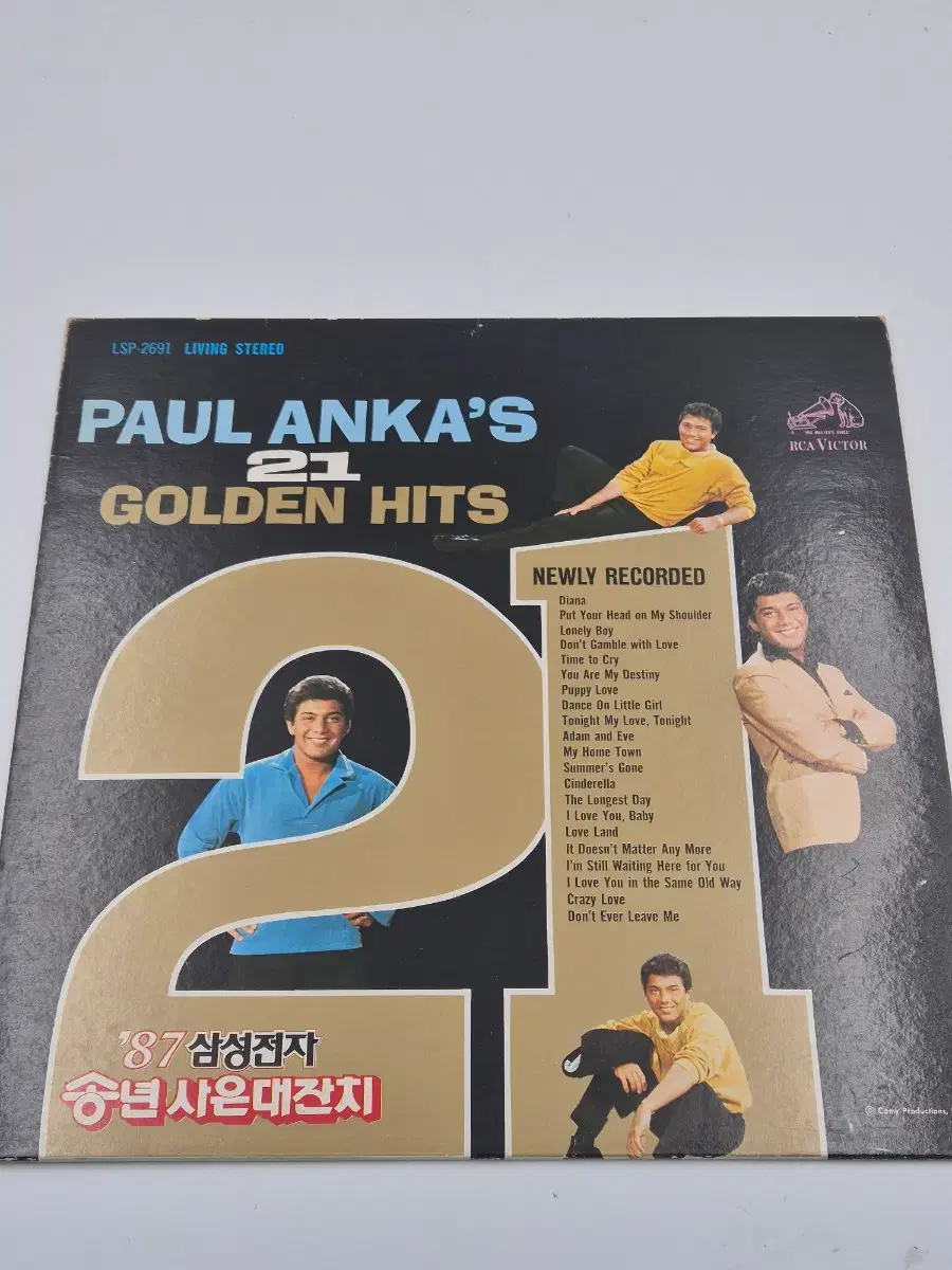 폴 앵카 Paul Anka 21 Golden Hits LP 다이애나 | 브랜드 중고거래